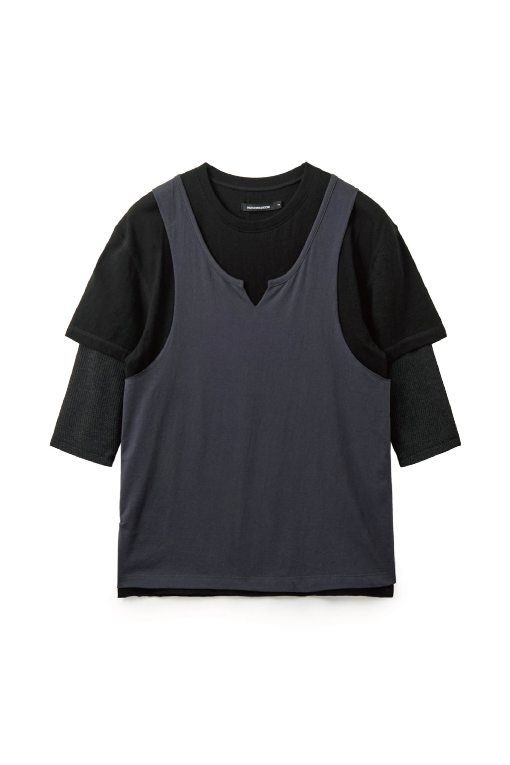 Hatchingroom - Triple Layered Tee (Blue Charcoal) product image 1 | TRAB K-Fashion Australia