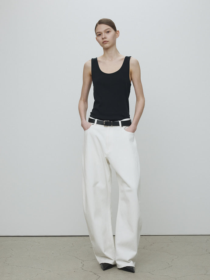 Tonywack - Garment-Dyed Cotton Sleeveless (Faded Black) product image 5 | TRAB K-Fashion Australia