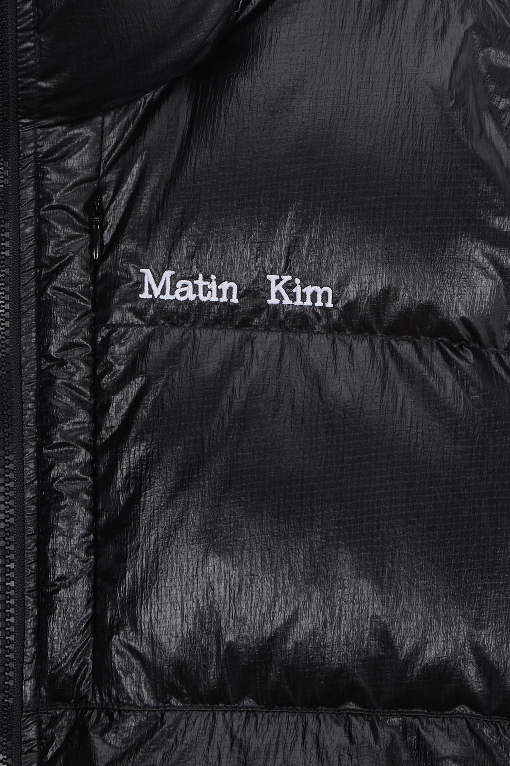 Matin Kim - Small Logo Volume Down Jumper (Black) product image 3 | TRAB K-Fashion Australia