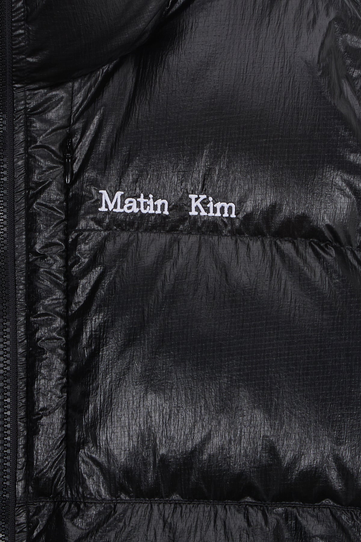 Matin Kim - Small Logo Volume Down Jumper (Black) product image 3 | TRAB K-Fashion Australia