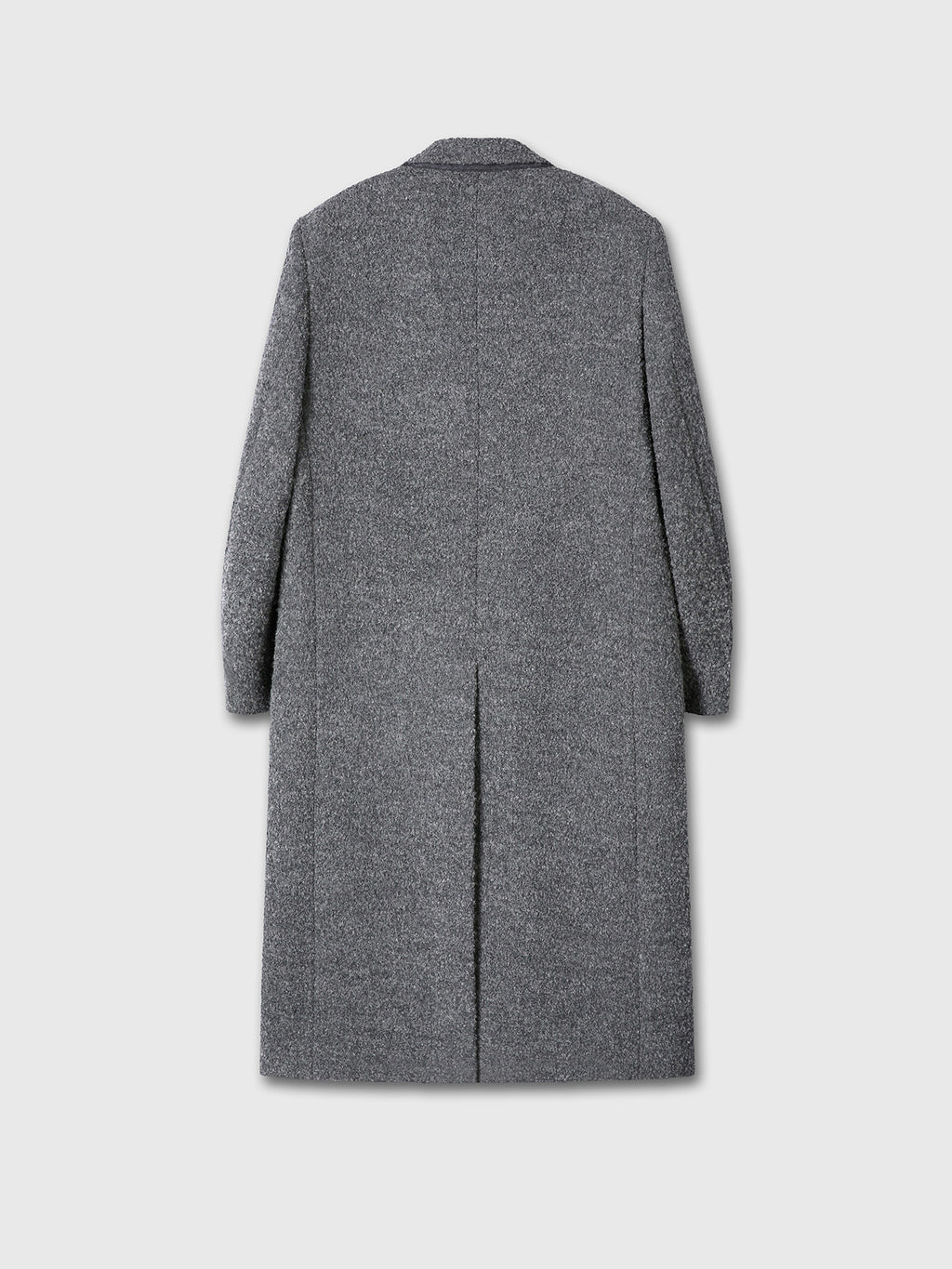 Tonywack - Textured Wool And Alpaca Double-Breasted Coat (Grey) product image 13 | TRAB K-Fashion Australia