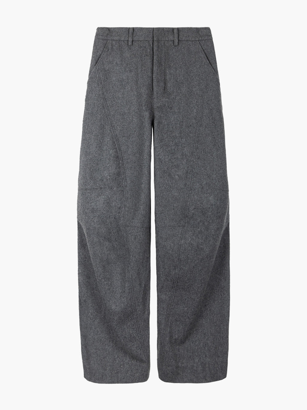 Jiyong Kim - Wool Dart Trousers (Grey) product image 9 | TRAB K-Fashion Australia