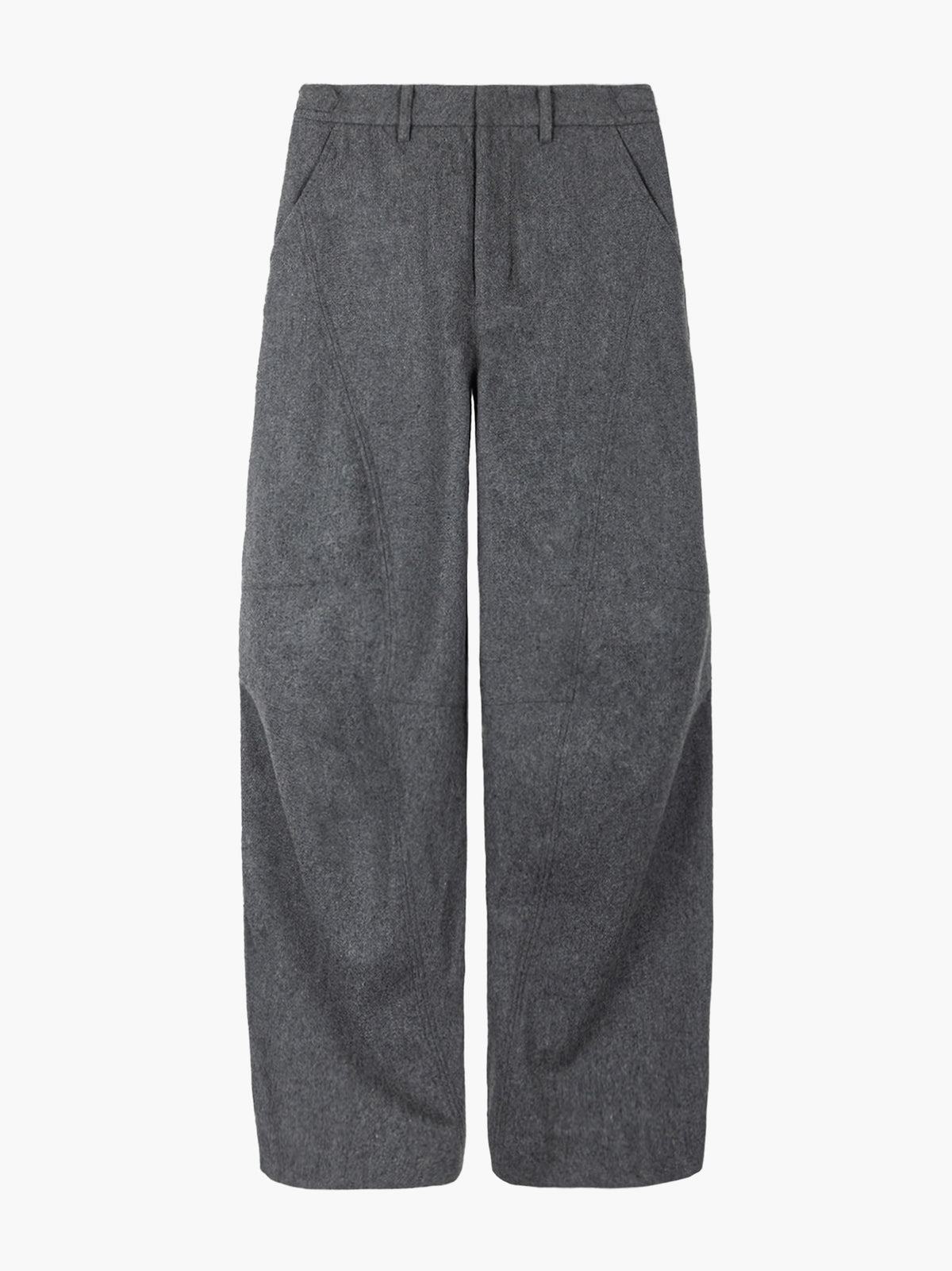 Jiyong Kim - Wool Dart Trousers (Grey) product image 9 | TRAB K-Fashion Australia