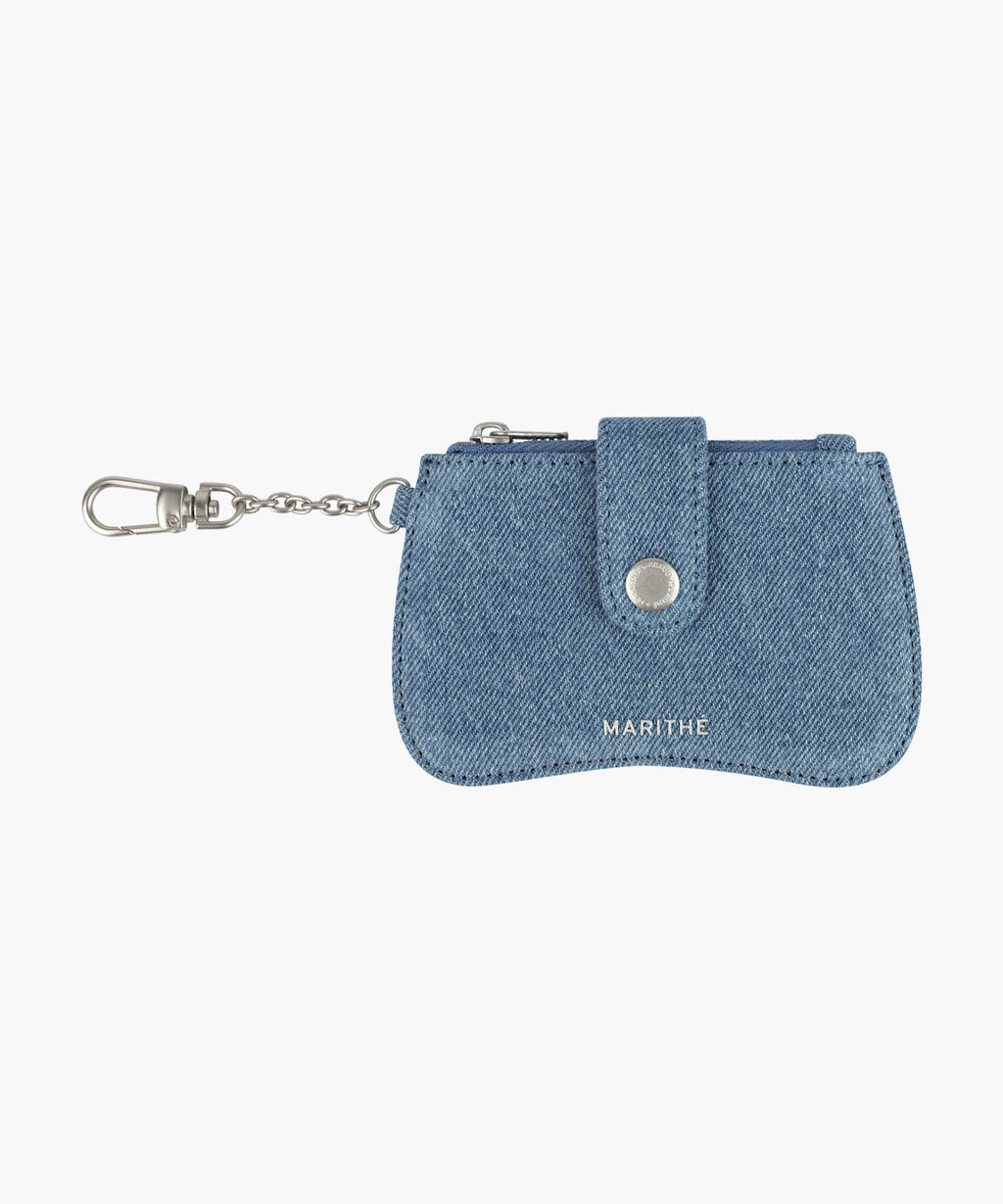 Marithe & Francois Girbaud - Regular Logo Peanut Keyring Wallet (Blue) product image 6 | TRAB K-Fashion Australia