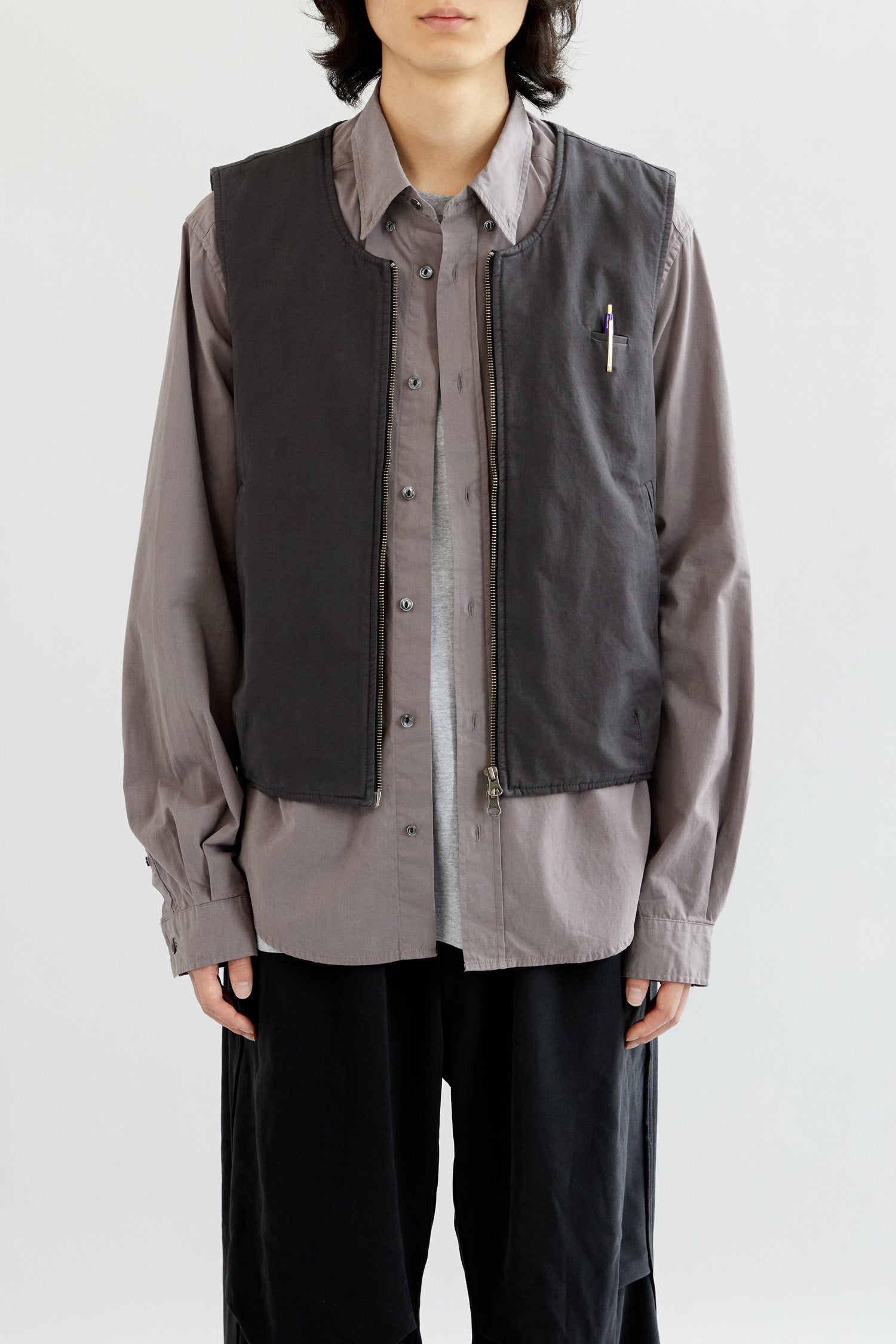 Hatchingroom - Layering Vest (Charcoal) product image 8 | TRAB K-Fashion Australia