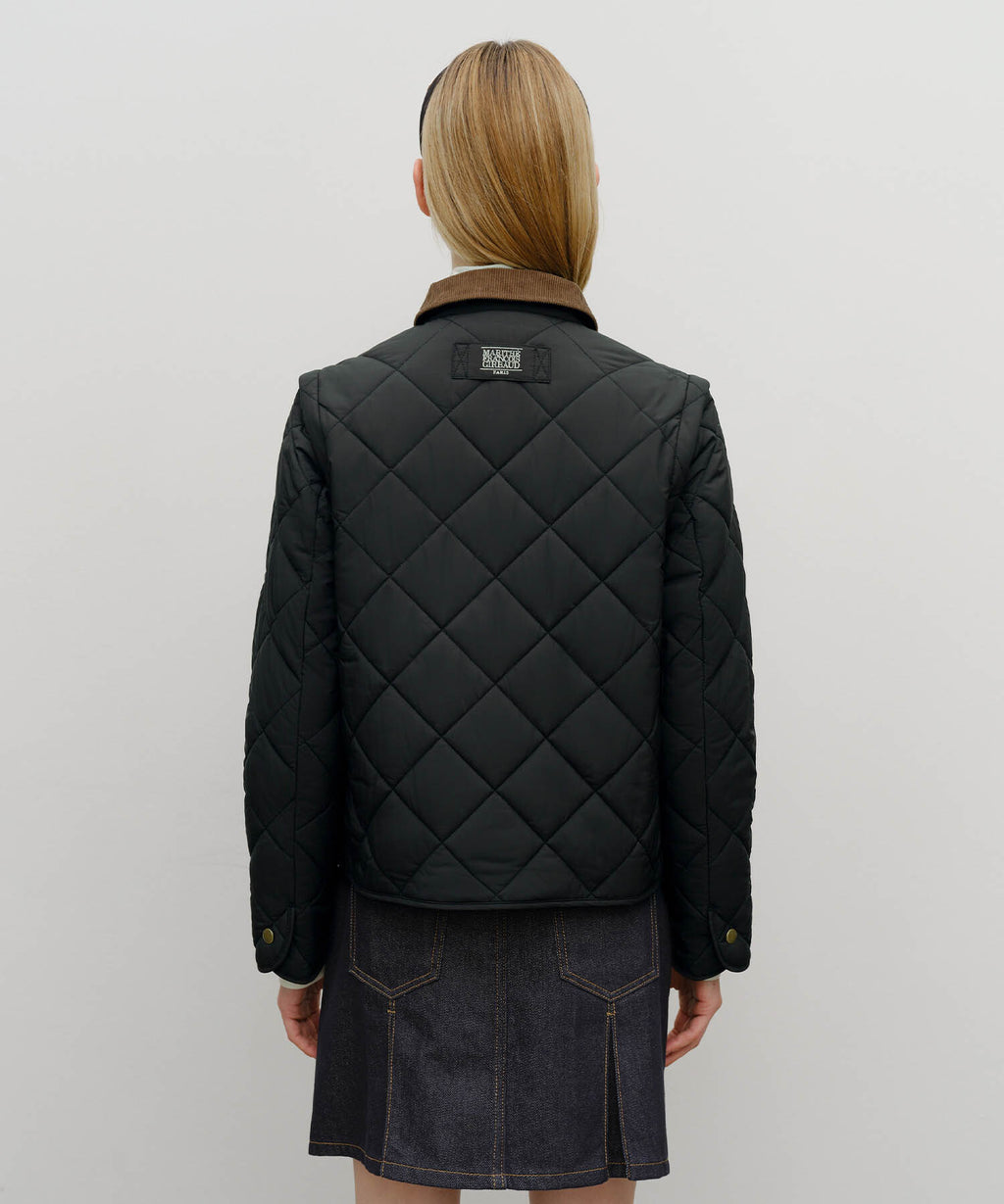 Marithe & Francois Girbaud - Detachable Quilting Jacket (Black) product image 3 | TRAB K-Fashion Australia