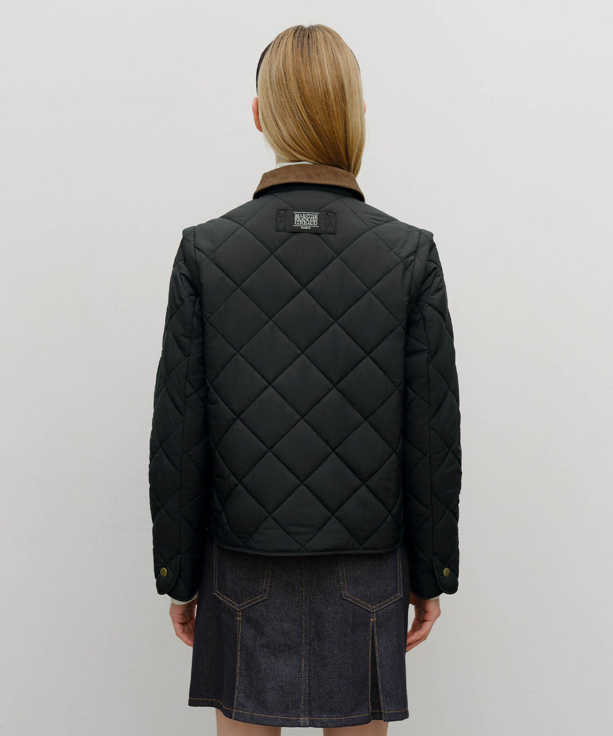 Marithe & Francois Girbaud - Detachable Quilting Jacket (Black) product image 3 | TRAB K-Fashion Australia