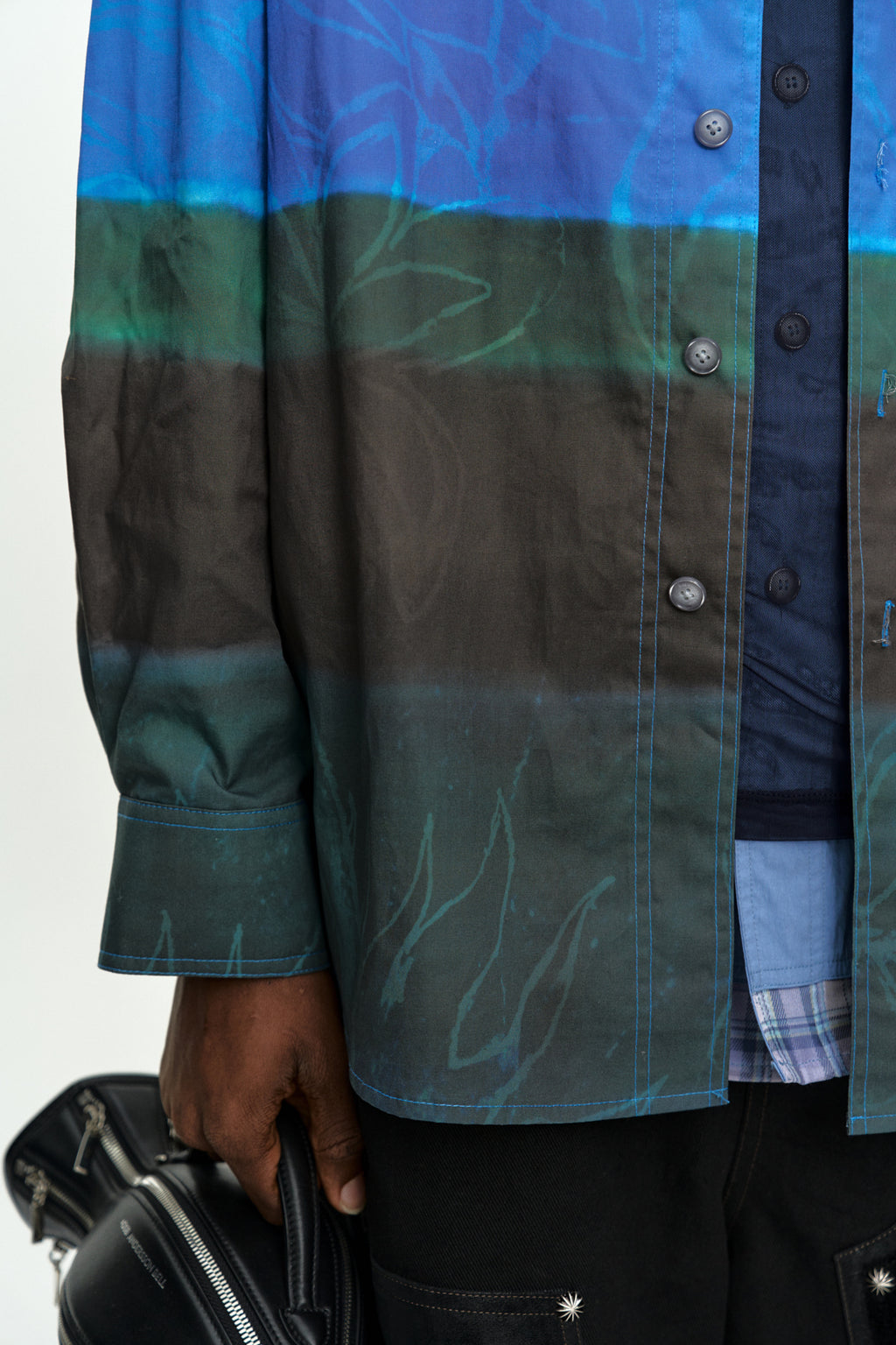 Andersson Bell - Rothco Gradient Printed Shirt (Blue) product image 5 | TRAB K-Fashion Australia