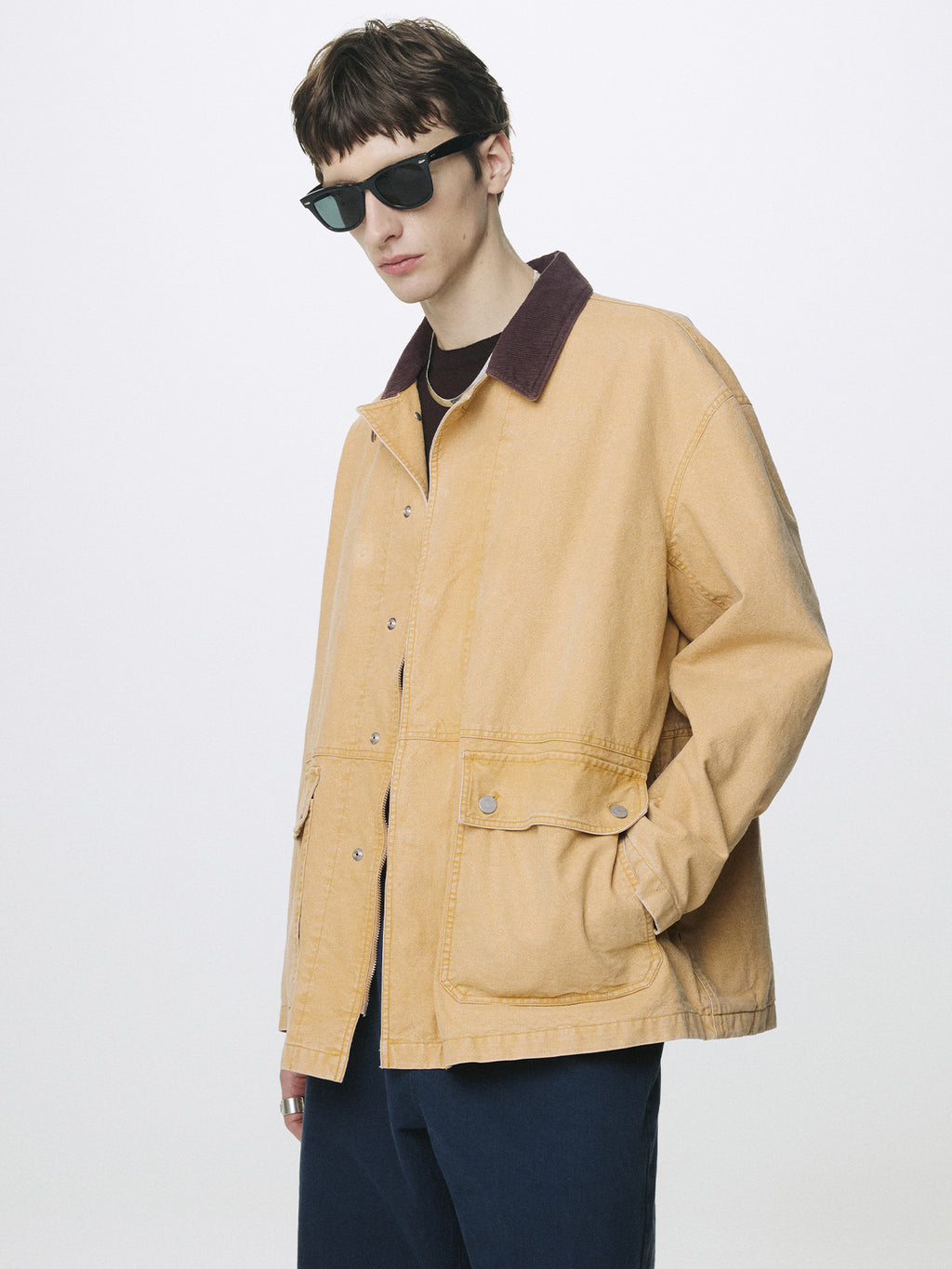 Tonywack - Garment Washed Barn Jacket (Faded Beige) product image 5 | TRAB K-Fashion Australia