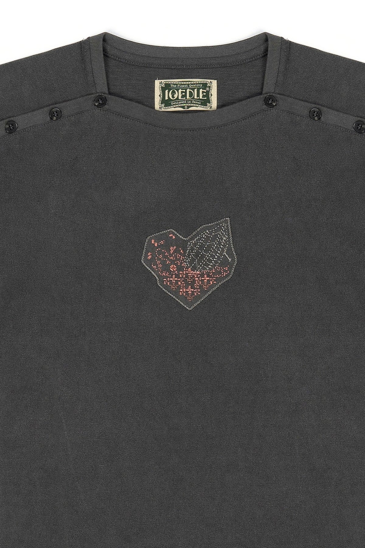 Ioedle - Instant Fastening T-Shirt (Charcoal) product image 5 | TRAB K-Fashion Australia