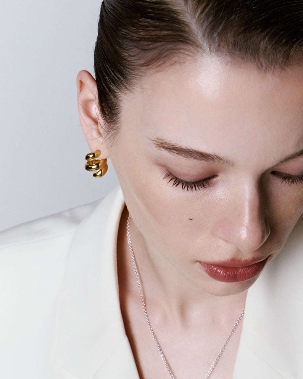 Numbering - Coil Spiral Earrings #6118 product image 2 | TRAB K-Fashion Australia