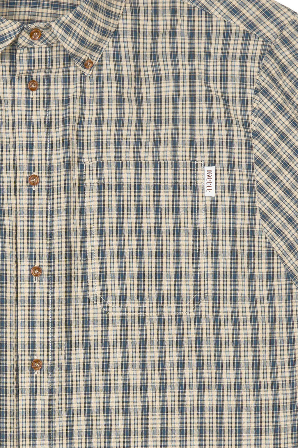 Ioedle - Rocket Slit Short Sleeve Shirt (Blue) product image 6 | TRAB K-Fashion Australia