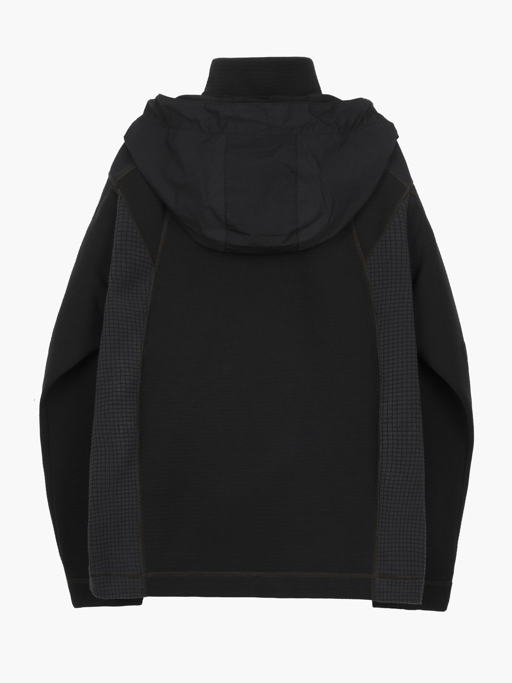 Jiyong Kim - Hooded Half Zip-Up (Black) product image 14 | TRAB K-Fashion Australia