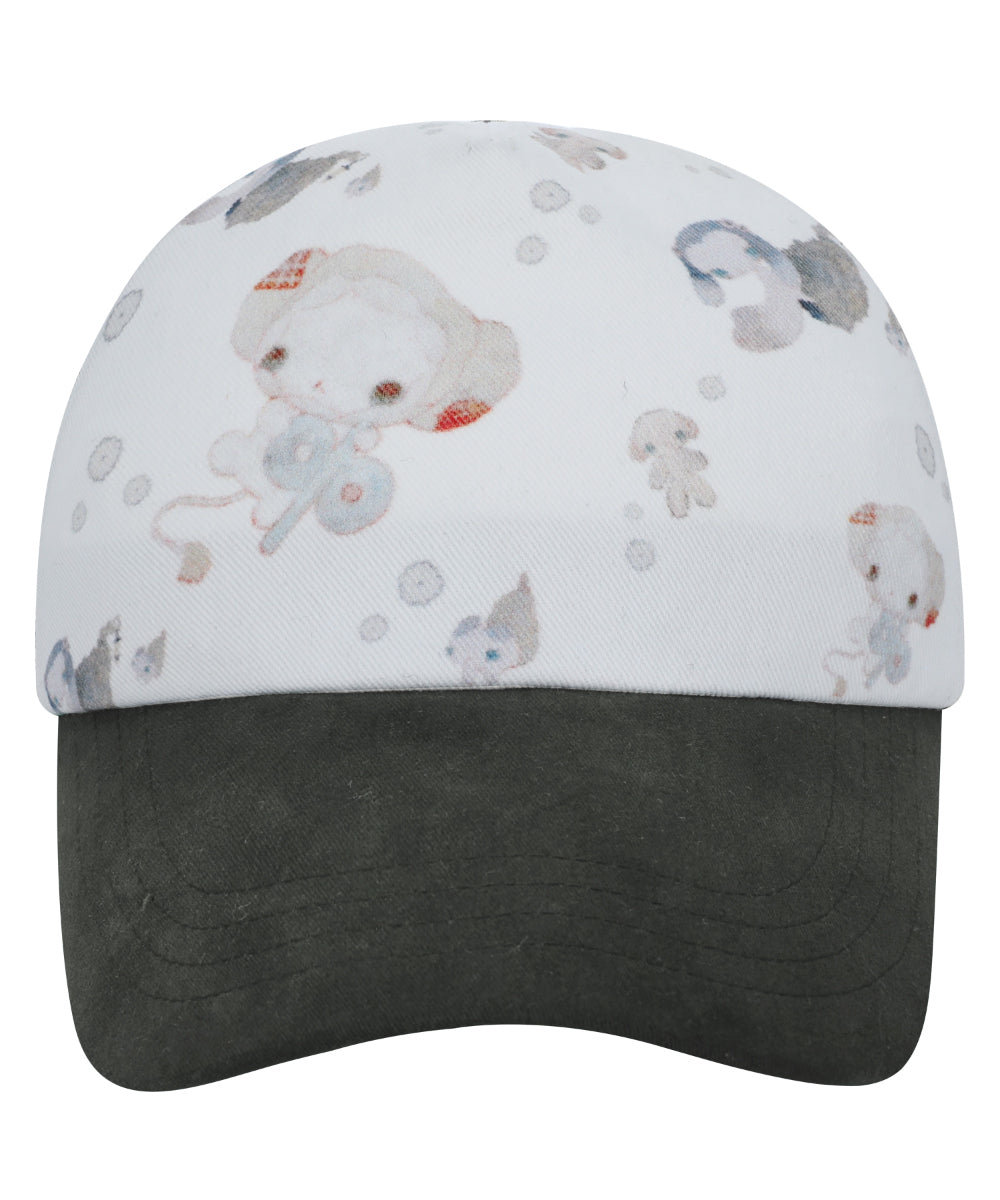 Coyseio - Tiny Whirl Mesh Cap (Charcoal) product image 11 | TRAB K-Fashion Australia