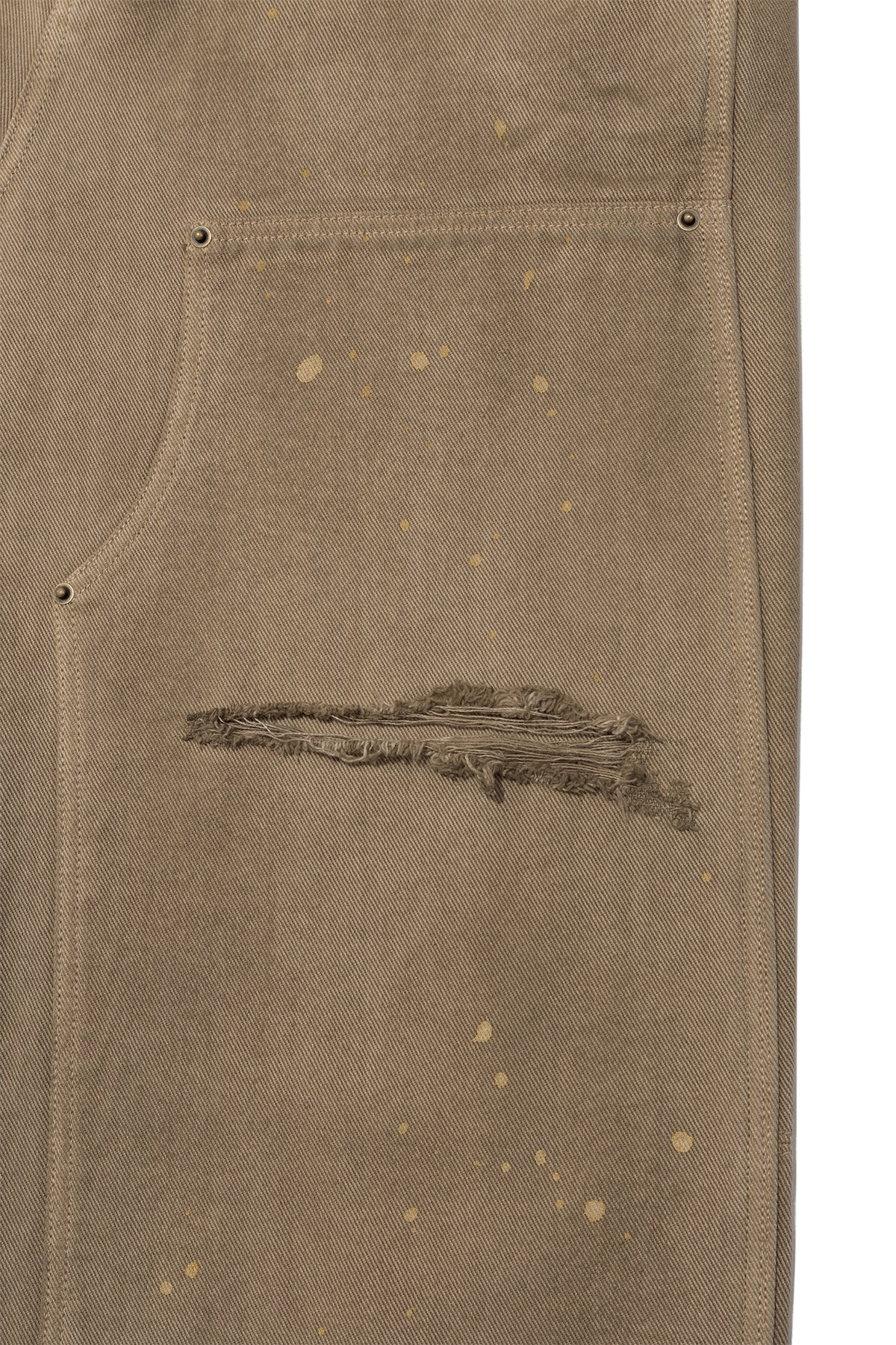 Matin Kim - Vintage Painting Carpenter Pants (Beige) product image 5 | TRAB K-Fashion Australia