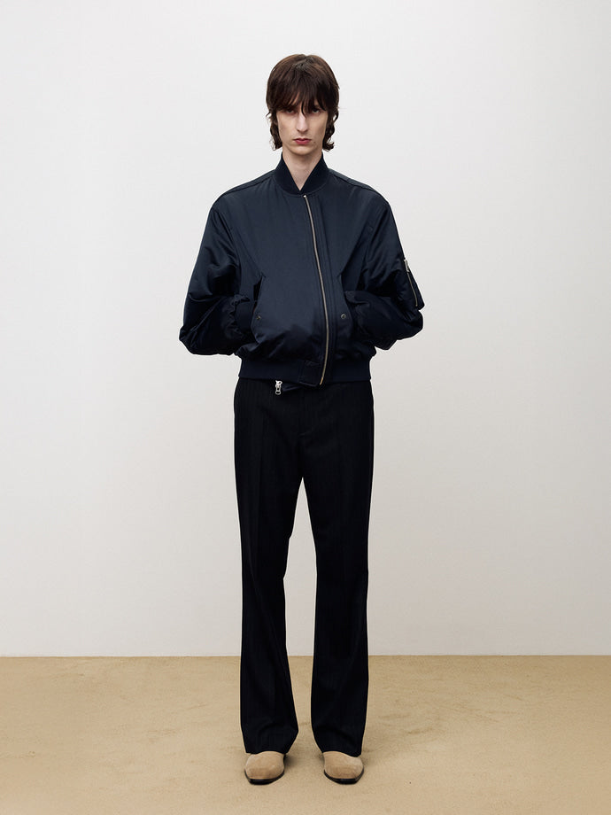 Tonywack - Recycled-Polyester Bomber Jacket (Navy) product image 2 | TRAB K-Fashion Australia