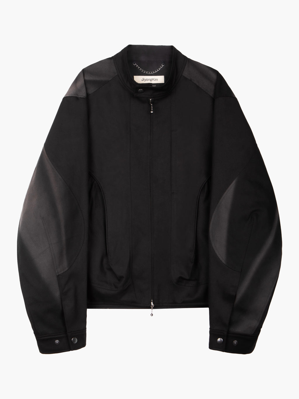 Jiyong Kim - Sun-Bleached Biker Jacket (Black) product image 9 | TRAB K-Fashion Australia