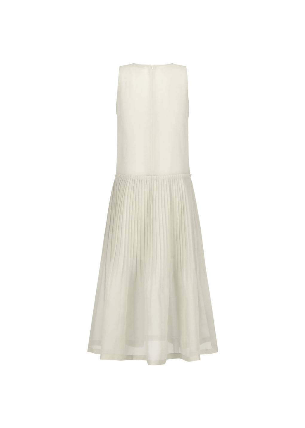 Amomento - Pleated Sleeveless Dress (Beige) product image 5 | TRAB K-Fashion Australia