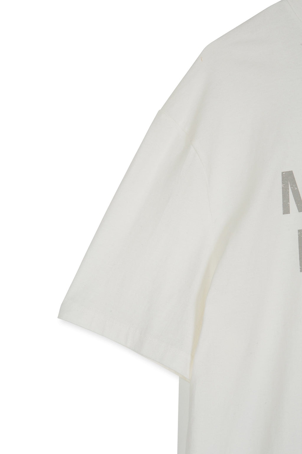 Matin Kim - Peaches Logo Graphic Top (White) product image 5 | TRAB K-Fashion Australia