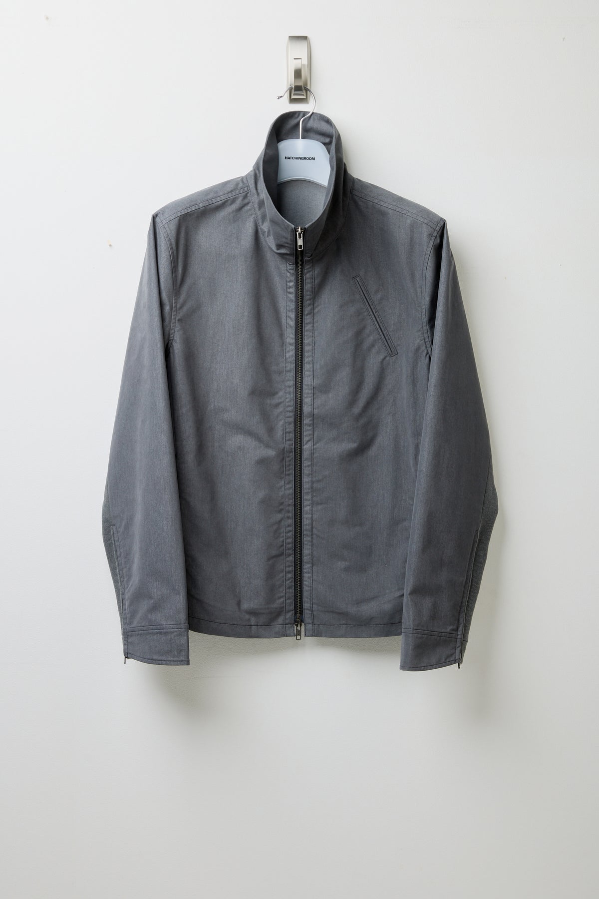 Hatchingroom - Funnel Neck Jacket (Grey) product image 1 | TRAB K-Fashion Australia