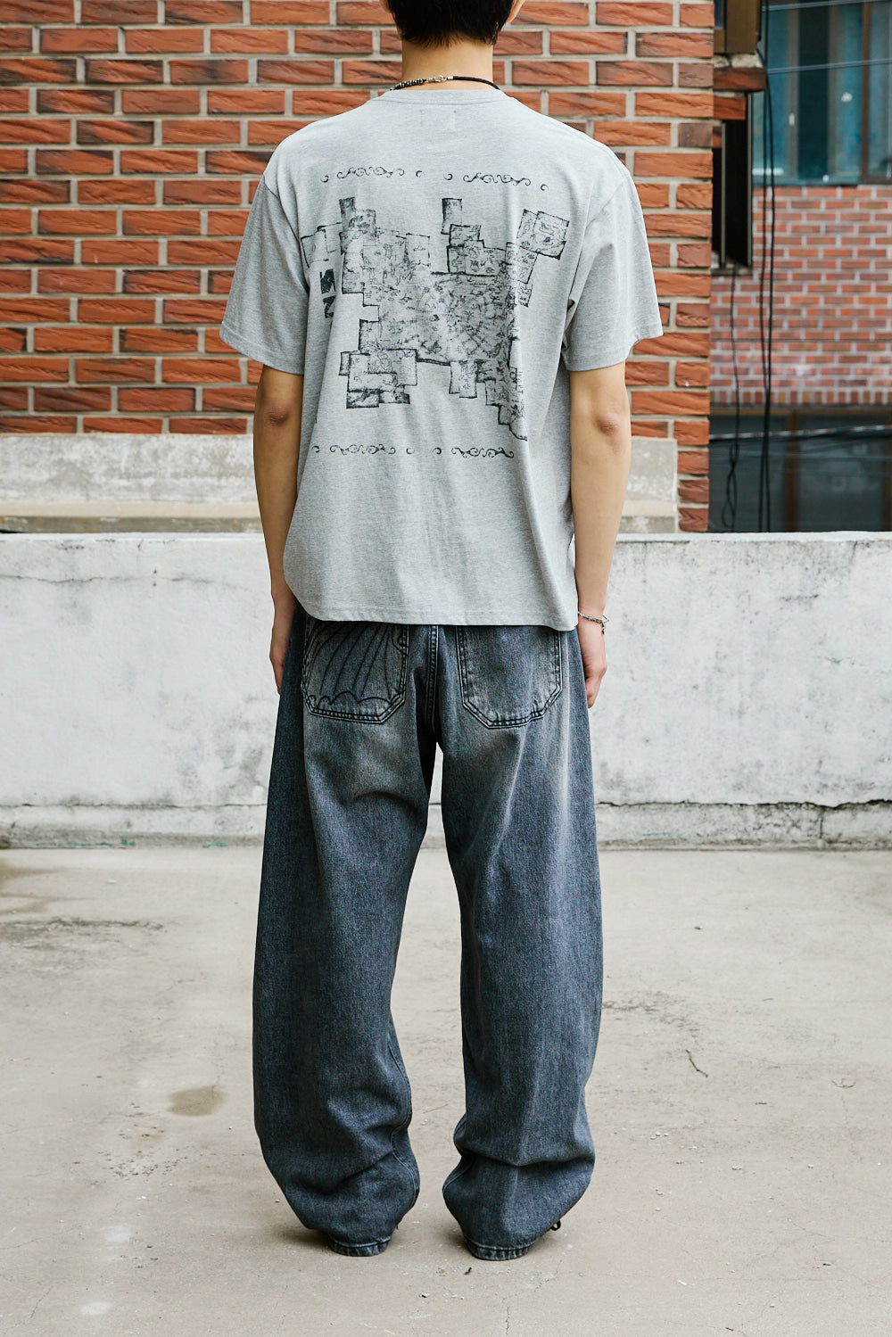 Hatchingroom - Curve Jeans Dragon Wing Ash (Grey) product image 11 | TRAB K-Fashion Australia