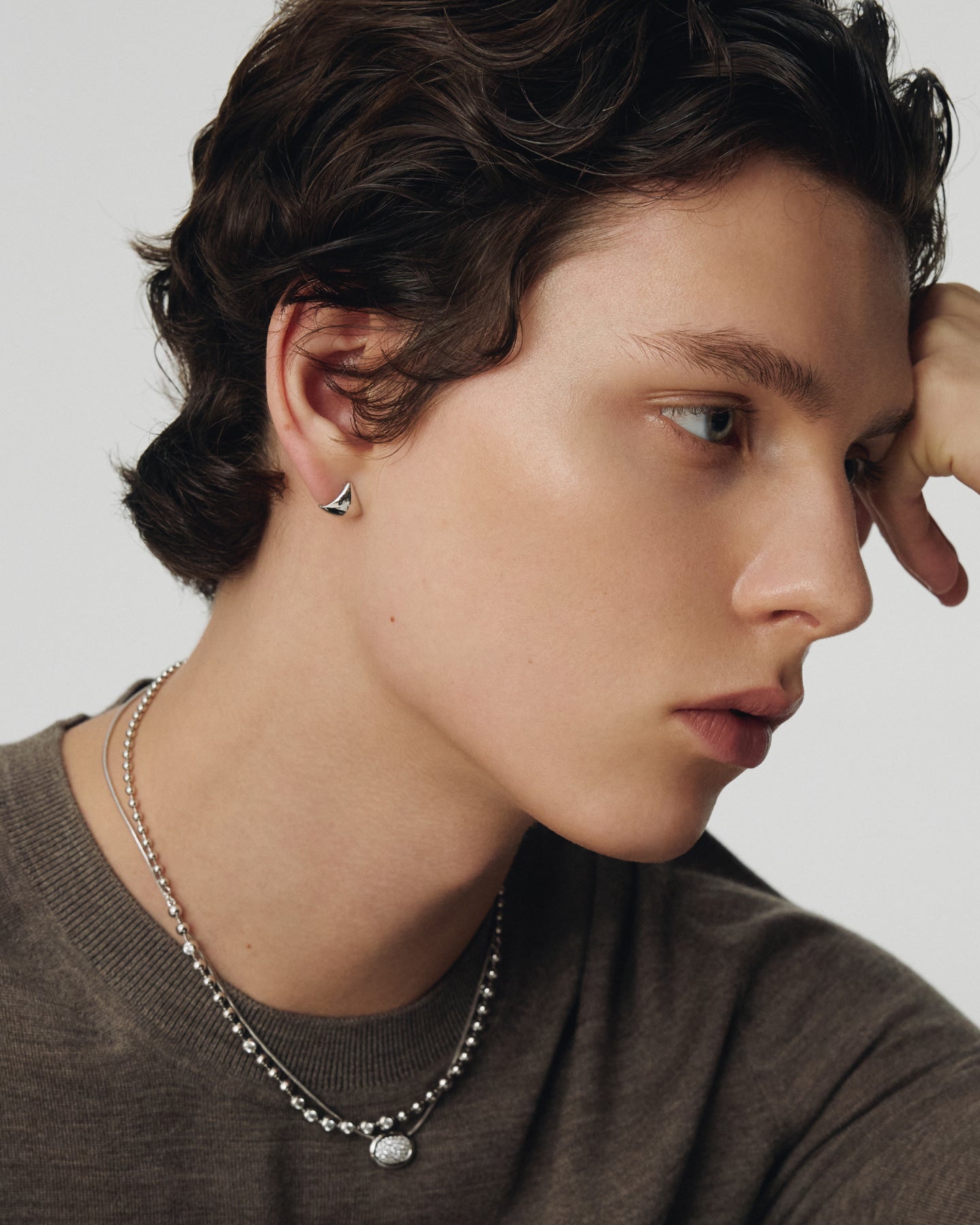 Numbering - Chevron Earrings #3308 product image 1 | TRAB K-Fashion Australia