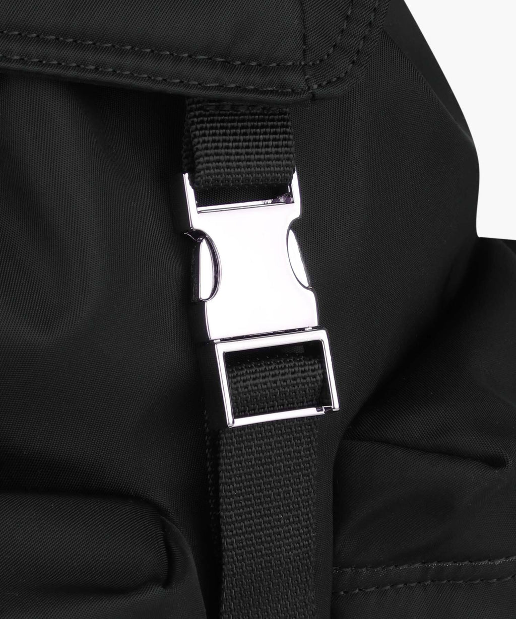Marithe & Francois Girbaud - Classic Logo Metal Buckle Backpack (Black) product image 6 | TRAB K-Fashion Australia