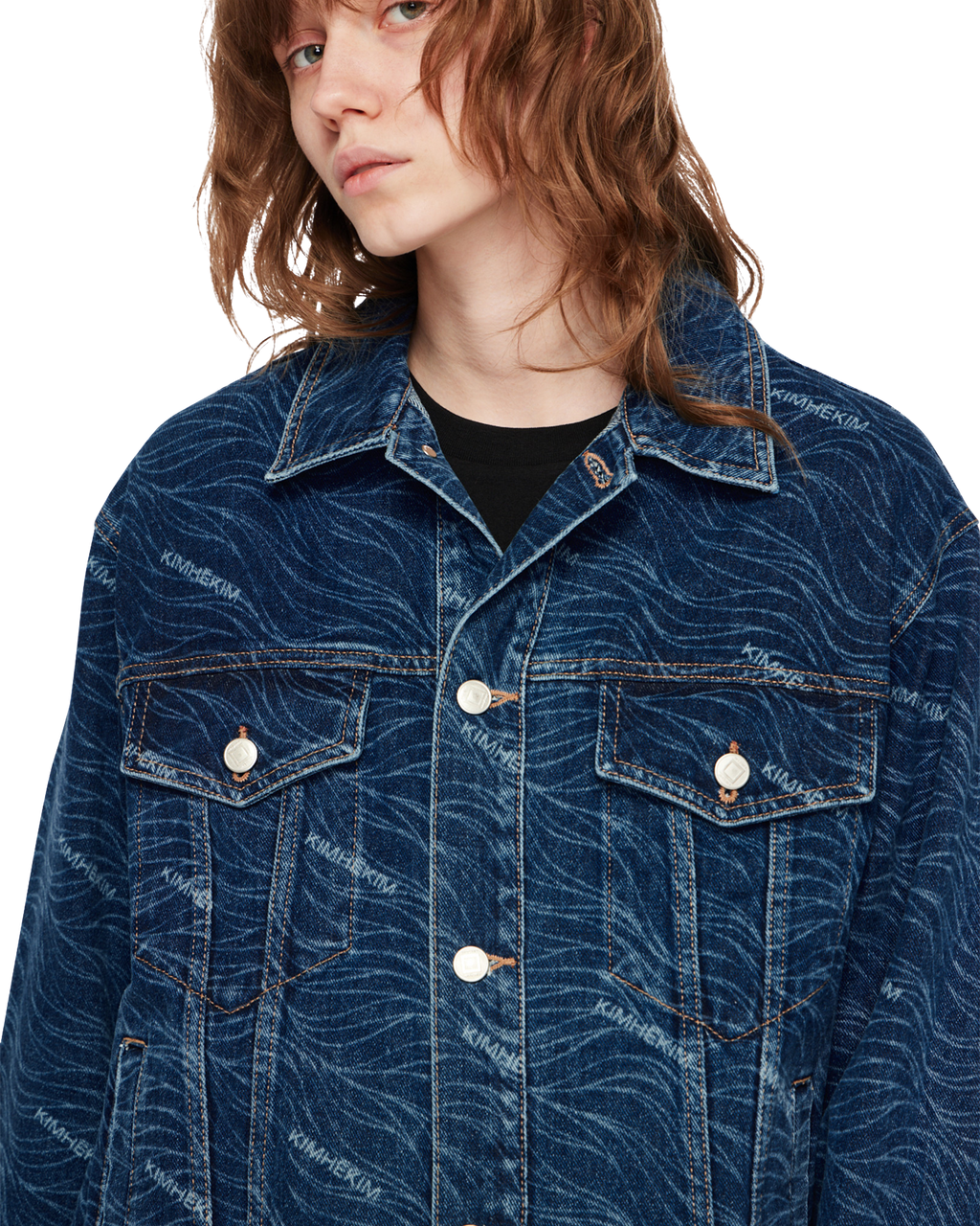Kimhe Kim - Helon Denim Jacket (Dark Blue) product image 6 | TRAB K-Fashion Australia