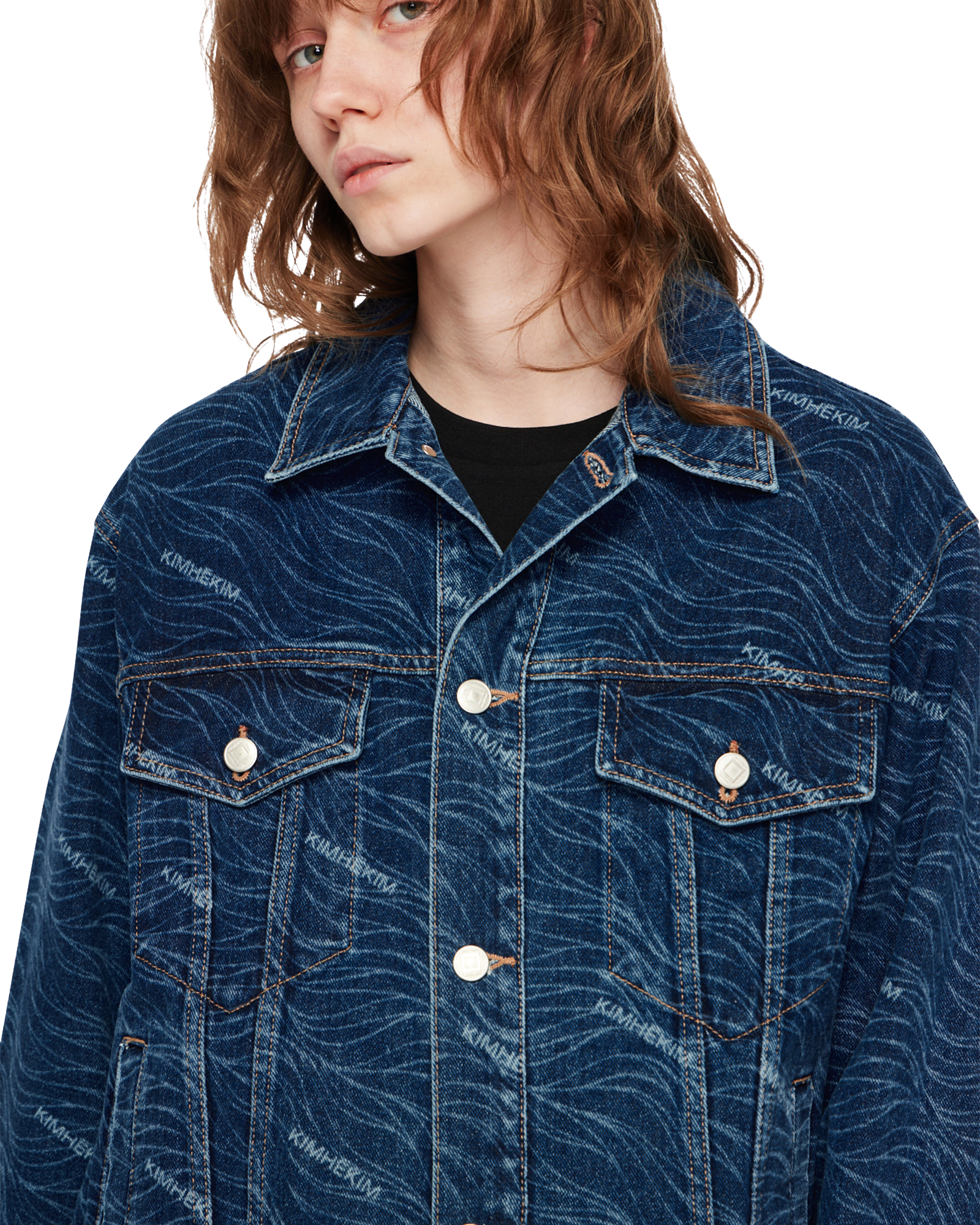 Kimhe Kim - Helon Denim Jacket (Dark Blue) product image 6 | TRAB K-Fashion Australia