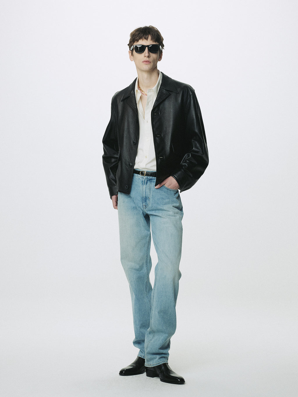 Tonywack - Vintage Lamb Leather Blouson (Black) product image 3 | TRAB K-Fashion Australia