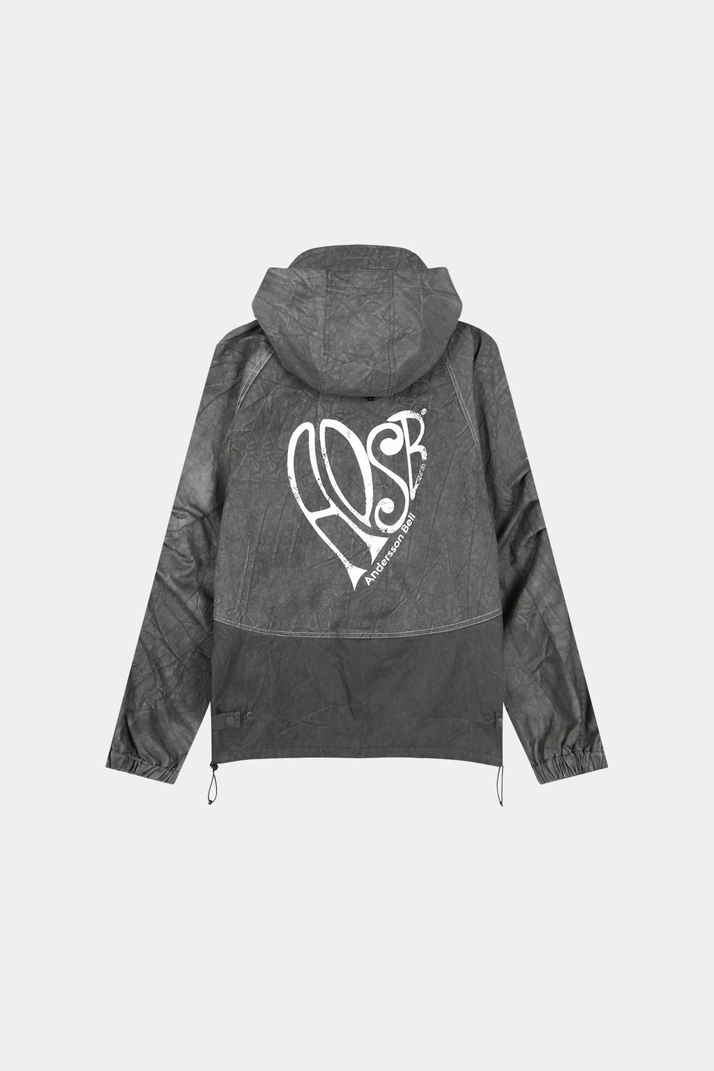 Andersson Bell - [Pre-Order – Ships October 30] Unisex Tie-Dyed Beach Shell Jacket (Charcoal) product image 14 | TRAB K-Fashion Australia