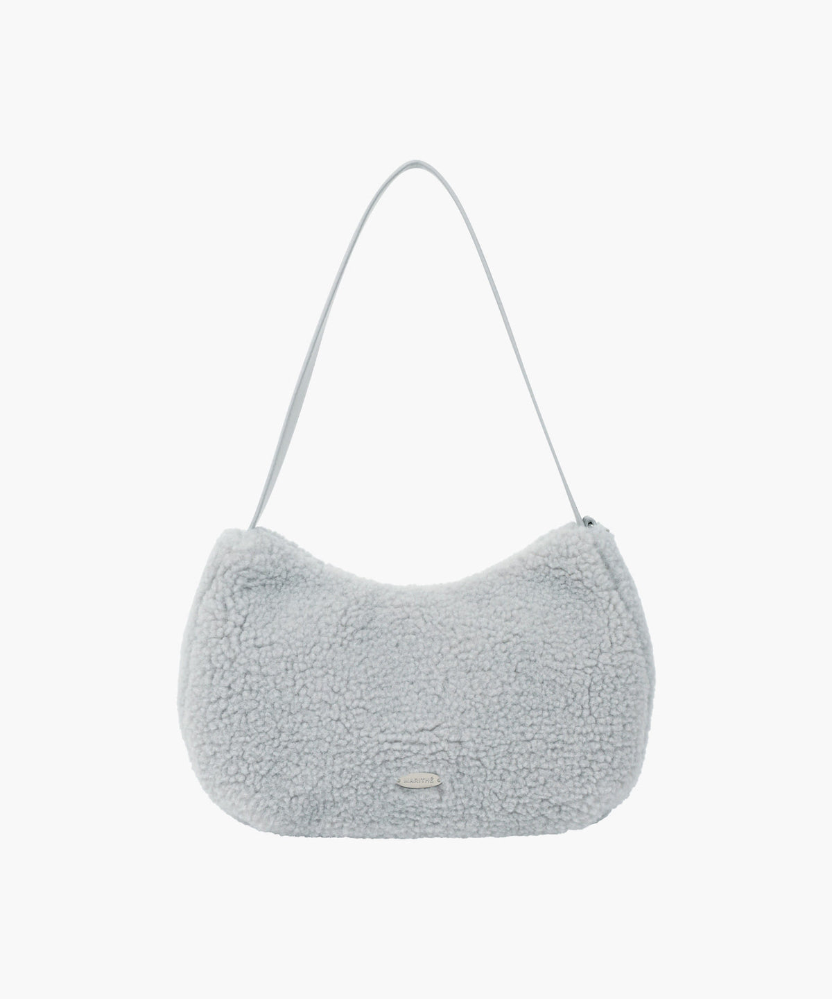 Marithe & Francois Girbaud - Fur Mini Tote Bag (Sky Blue) product image 1 | TRAB K-Fashion Australia