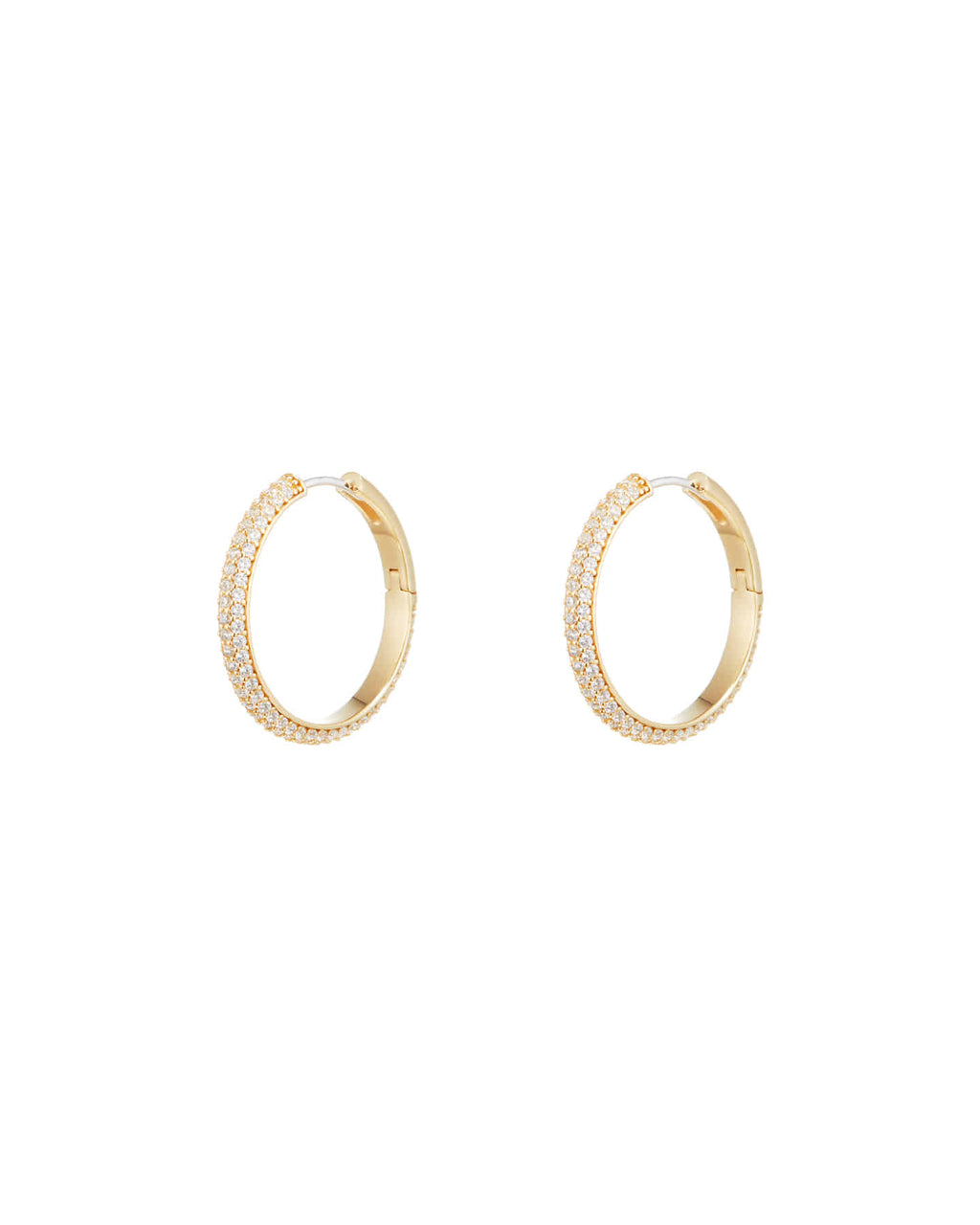 Numbering - Basic Pave Hoop Earrings #3207 product image 10 | TRAB K-Fashion Australia