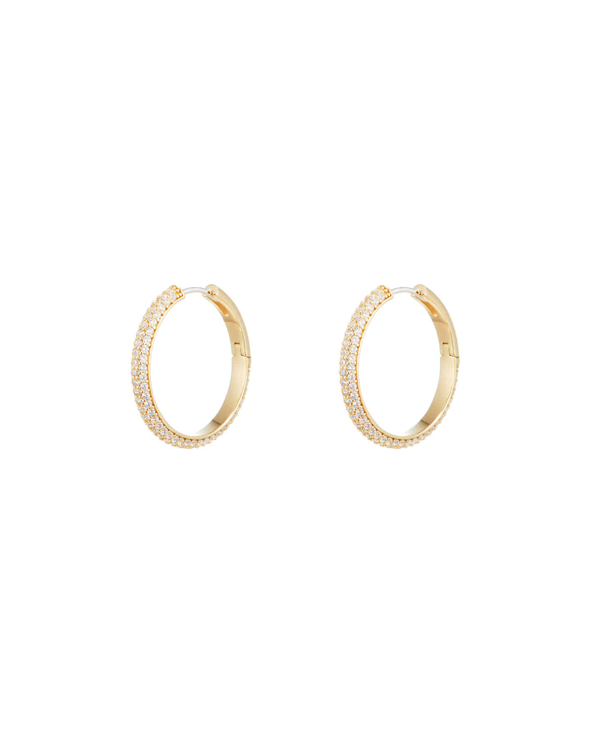 Numbering - Basic Pave Hoop Earrings #3207 product image 10 | TRAB K-Fashion Australia