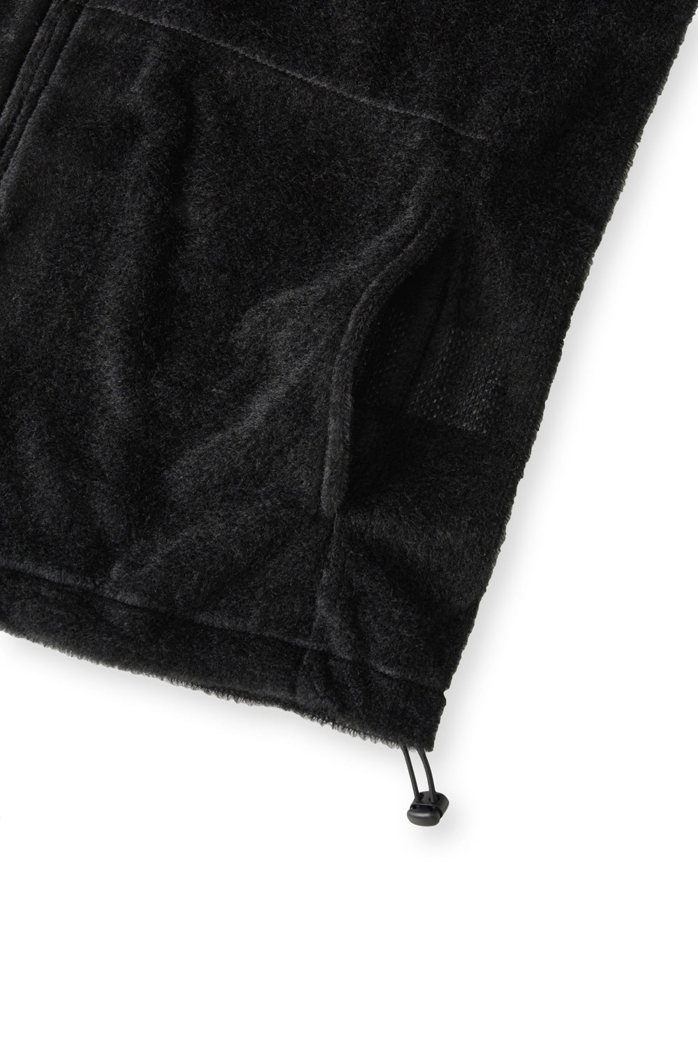 Hatchingroom - Fuzzy Mesh Hoodie (Black) product image 6 | TRAB K-Fashion Australia