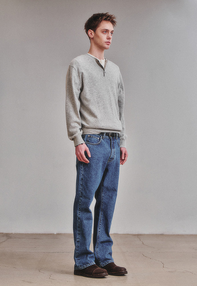 Art if acts - Regular Flare Jeans (Mid Blue) product image 5 | TRAB K-Fashion Australia