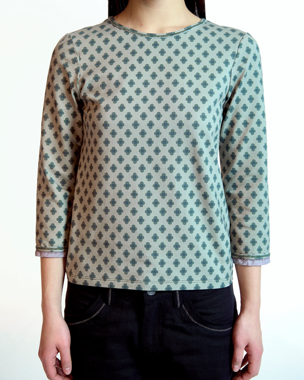 Coyseio - Flower Capri Sleeve (Light Khaki) product image 8 | TRAB K-Fashion Australia