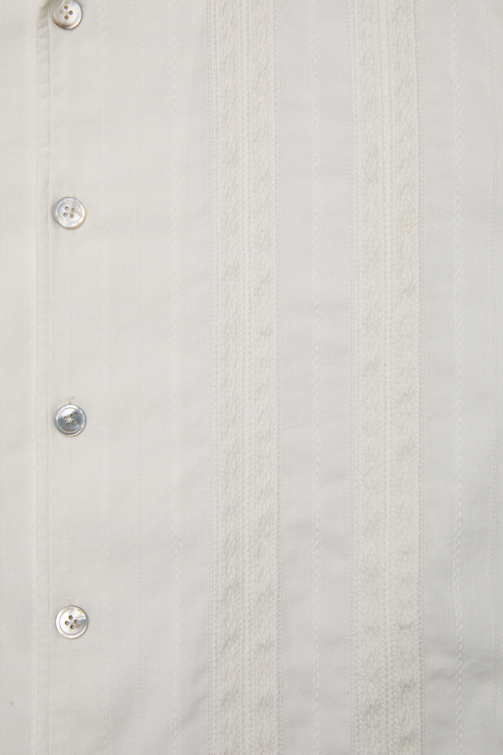 Coor - Guayabera Tape Half Shirt (White) product image 6 | TRAB K-Fashion Australia