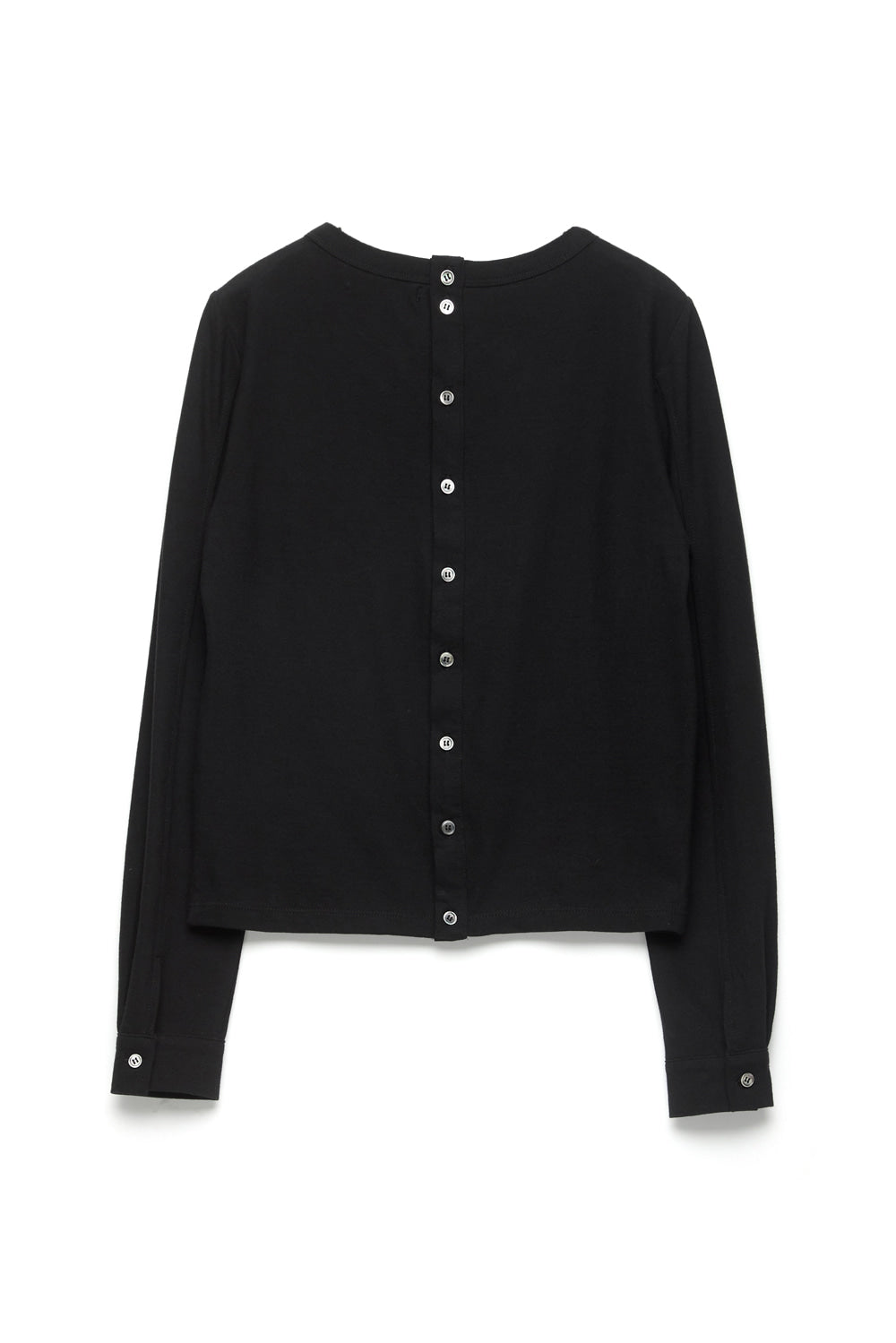 Hatchingroom - Triple Henley Neck Tee (Girl) (Black) product image 2 | TRAB K-Fashion Australia