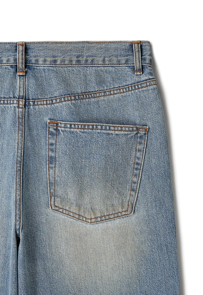 Art if acts - Vintage Wide Denim Pants (Washed Blue) product image 11 | TRAB K-Fashion Australia