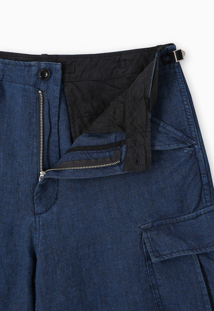 Art if acts - Linen M-51 Shorts (Indigo) product image 10 | TRAB K-Fashion Australia