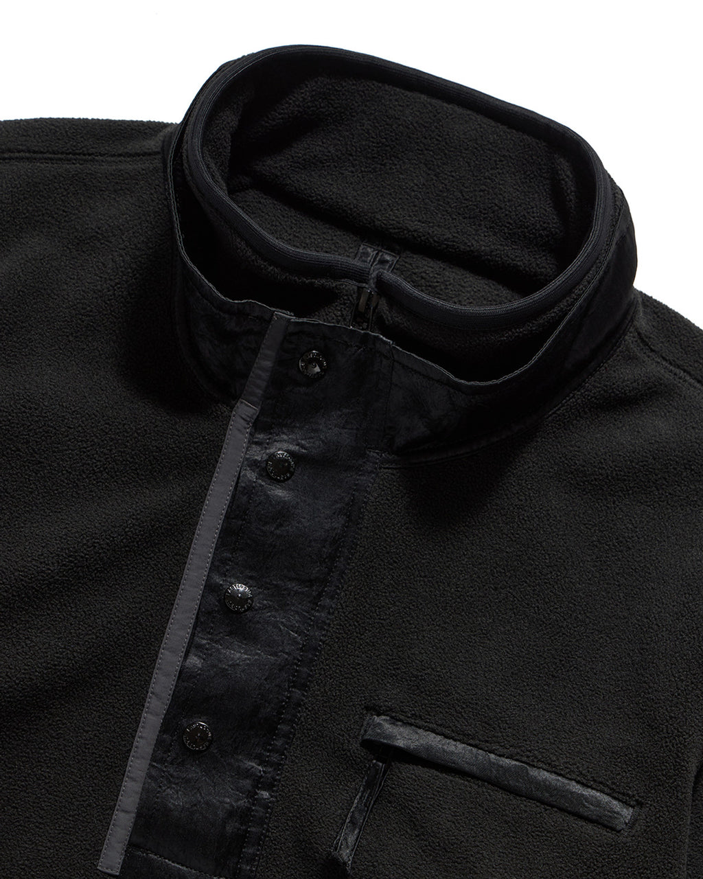 Eastlogue - Alpine Half Zip-up Fleece Jumper (Black) product image 3 | TRAB K-Fashion Australia