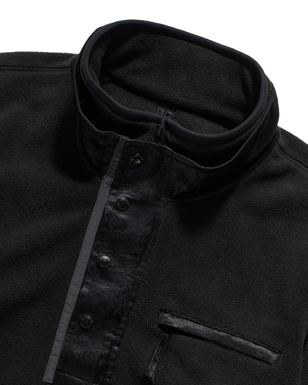 Eastlogue - Alpine Half Zip-up Fleece Jumper (Black) product image 3 | TRAB K-Fashion Australia