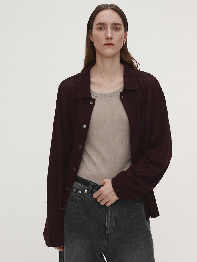 Tonywack - Super Fine Wool Ribbed Sleeveless Japanese Fabric (Sand) product image 3 | TRAB K-Fashion Australia