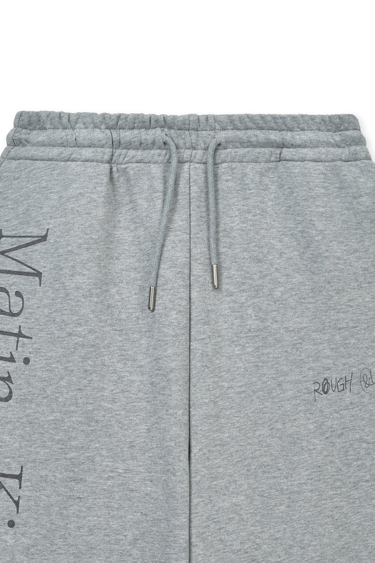 Matin Kim - Essential Logo Sweatpants (Grey) product image 3 | TRAB K-Fashion Australia