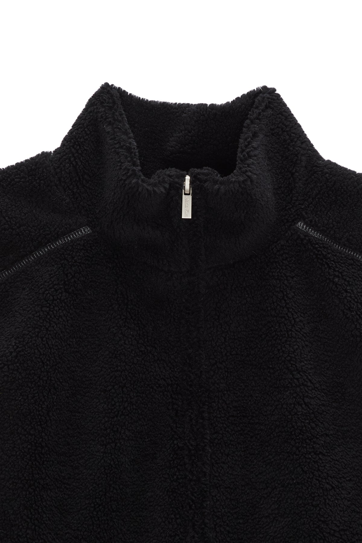 Matin Kim - Round Pocket Fleece Vest (Black) product image 3 | TRAB K-Fashion Australia