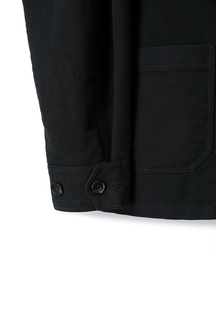 Art if acts - Washed Moleskin French Work Jacket (Faded Black) product image 15 | TRAB K-Fashion Australia
