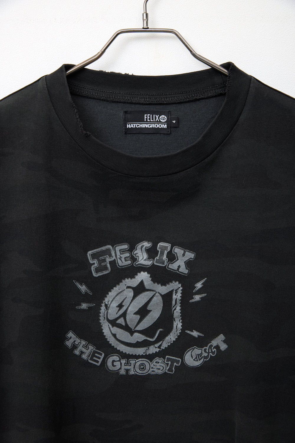 Hatchingroom - Lightning Ghost Felix Tee Over Dyed (Camo) product image 3 | TRAB K-Fashion Australia