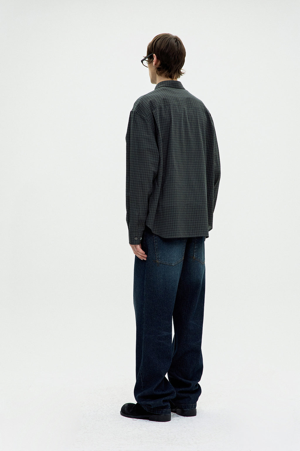 Coor - Plaid Seersucker Check Shirt (Green) product image 4 | TRAB K-Fashion Australia