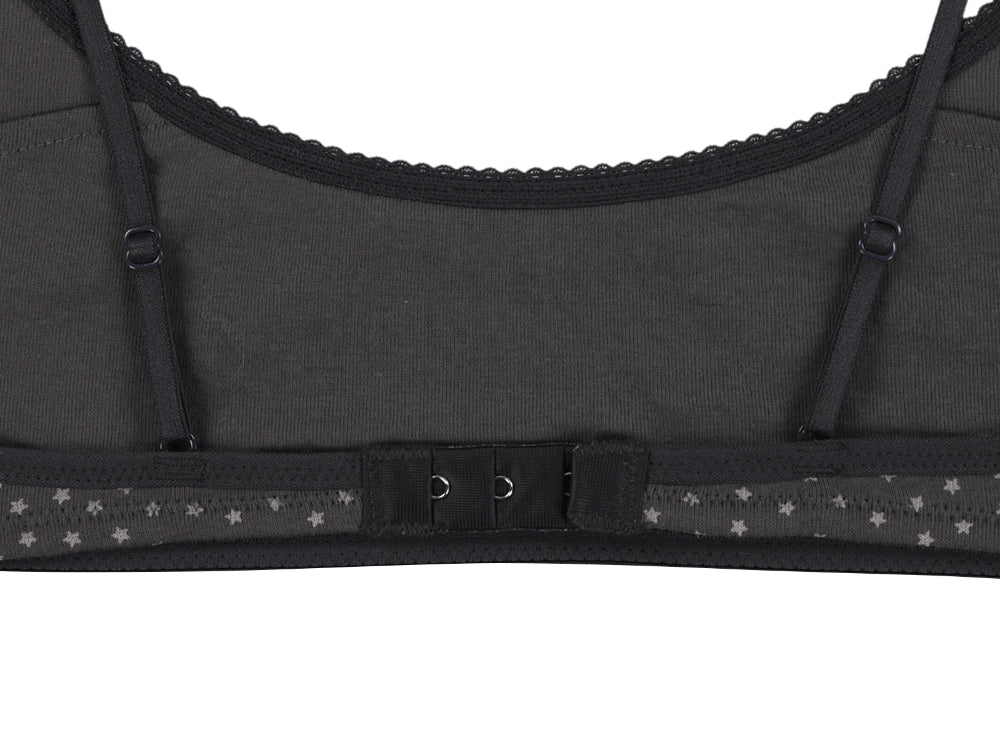 Coyseio - Star Soft Bralette (Charcoal) product image 6 | TRAB K-Fashion Australia